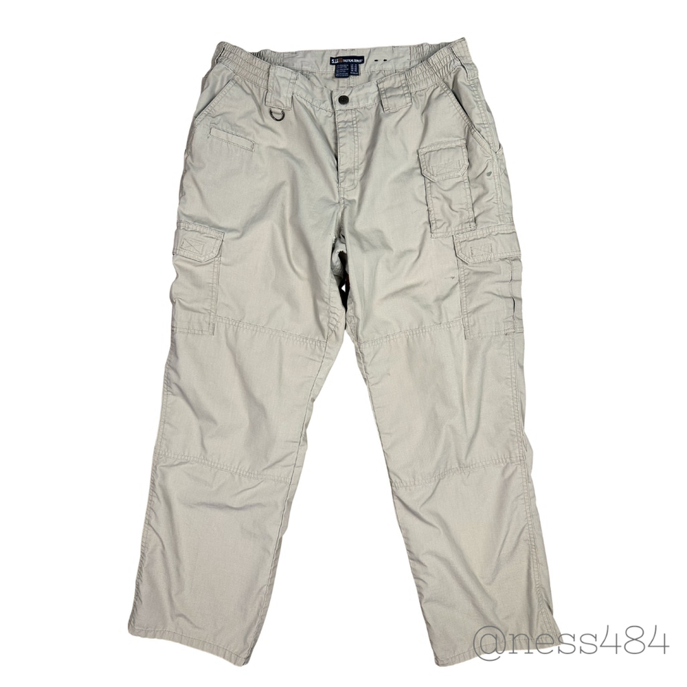 5.11 Tactical Series Women's Cargo‎ Pants Khaki Zip Fly Pockets Size 16 Regular